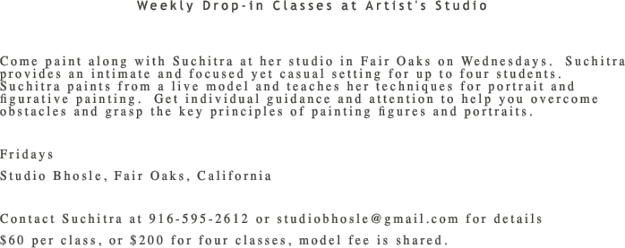 Weekly Drop-in Classes at Artist's