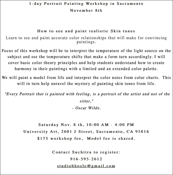 1-day Portrait Painting Workshop in